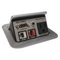Tilt N Plug Jr Power Grommet for Boardroom Table